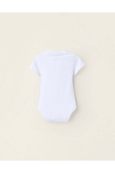 Ziddy Bodysuit with Print for Newborn Boys 'Nemo', White