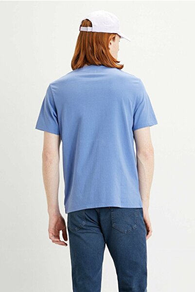 Levi's Men's Blue Crew Neck T-shirt 56605-0079