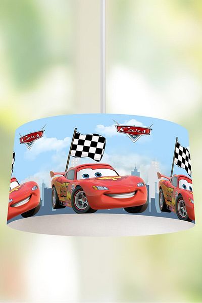 Rivaİstanbul Lightning Mcqueen Children's Pendant Chandelier