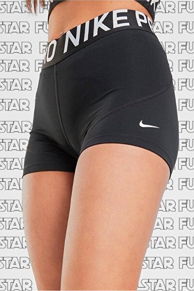 Nike Pro 3 Inch 7.5cm Training Fit Shorts Black Kadın Tayt Şort Kısa Siyah