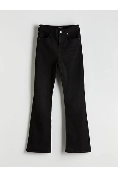LC Waikiki Lcw Jeans Black Mars Flare Women's Jean Pants