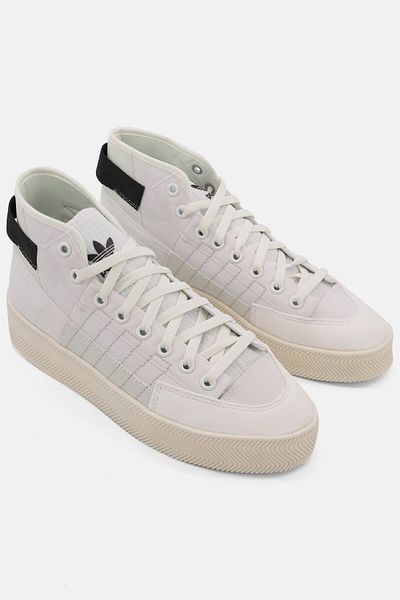 adidas Originals X Parley Men Nizza Hi Lace Up Outdoor Shoes, White