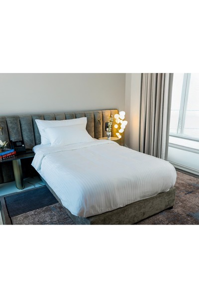Gentelle Hotel Quality Complete Single Bedding Set (5pcs) White