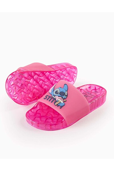 Ziddy Rubber Flip-Flops for Girls 'Stitch', Pink