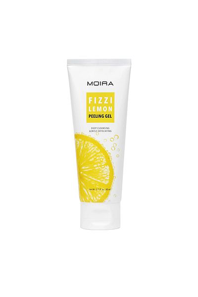 MOİRA Moriya FLP001 Fizzy Lemon Peeling Wash and Scrub Gel White 80ml