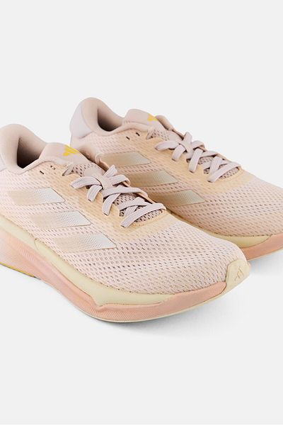 adidas Women Super Nova Stride Lace Up Running Shoes, Light Pink