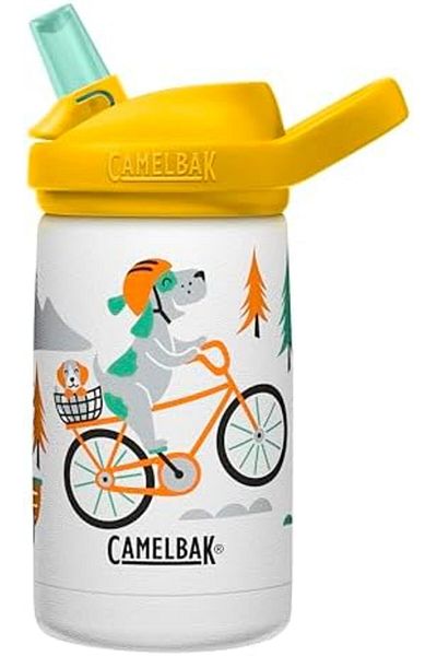 Camelbak - EDDY PLUS KIDS BOTTLE INSULATED STAINLESS STEEL BIKING DOGS