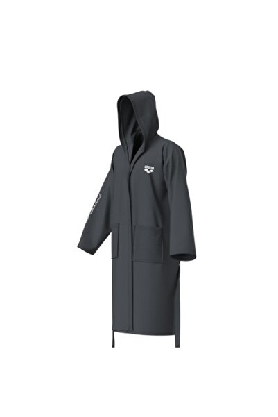ARENA Zeal Robe/Asphalt-White Adult Bathrobe