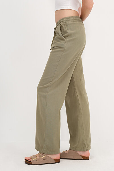 Addax Belden Bağlamalı Wide Leg Pantolon PN5118-PNC