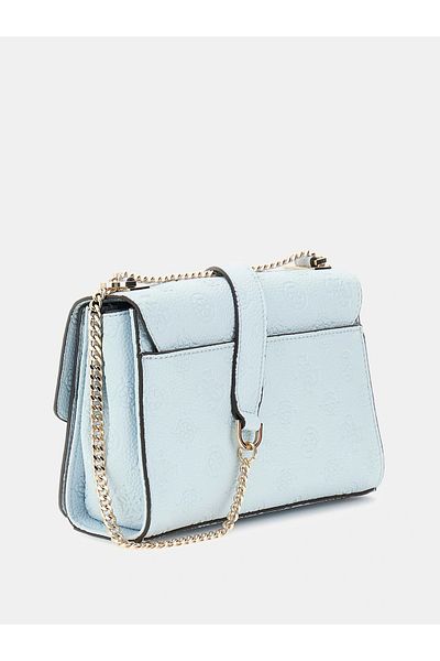Guess Women's Blue Cresidia Convertible Flap Cross