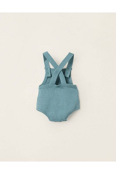 Ziddy Knitted Jumpsuit for Newborn Boys, Green