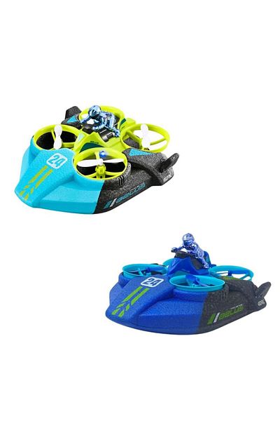 STEM Sea, Land and Air RC Four-Axle Flying Car - 1PC Color May Vary