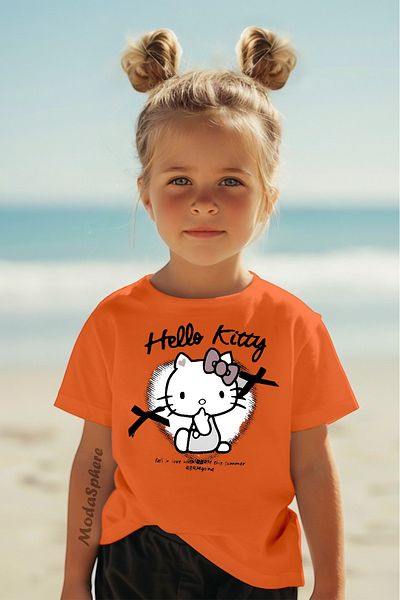 ModaSphere Printed Girl's Oversize T-Shirt