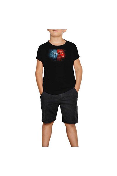 Z zepplin Детска тениска Spider-Man Black Red Black