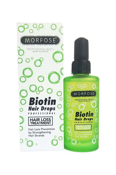 Morfose Biotin Hair Drops 100ml - Advanced Hair Loss Treatment & Growth Stimulator