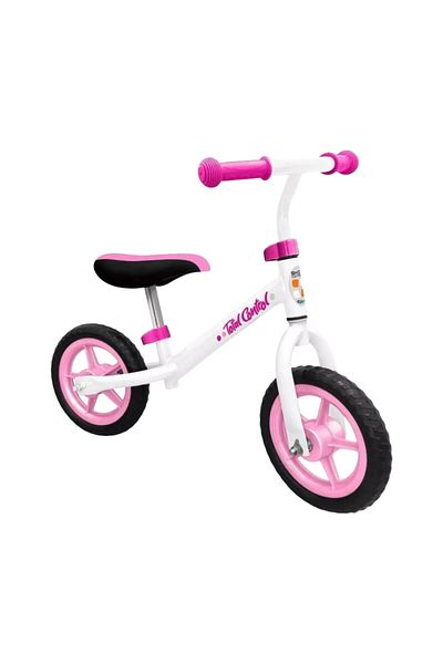 Homio Balance bike for children, age 2-4 years, metal frame, anti-crush handles, pink
