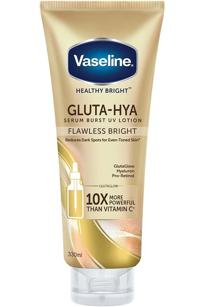 Vaseline Healthy Bright Gluta-Hya Serum Burst UV Lotion Flawless Glow (330ml)