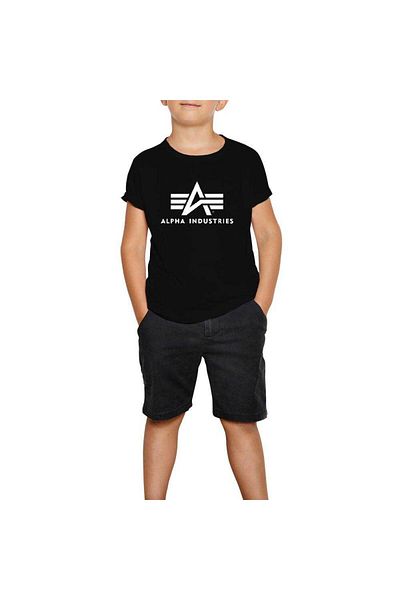 Z zepplin Alpha Industries Black Kids T-Shirt