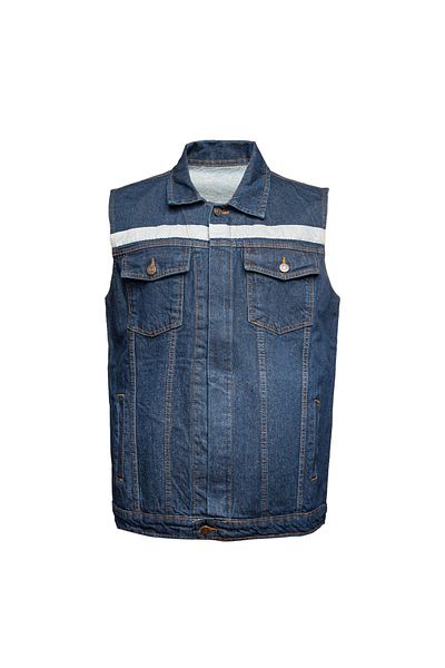 Baran Işık Reflective Summer Denim Vest