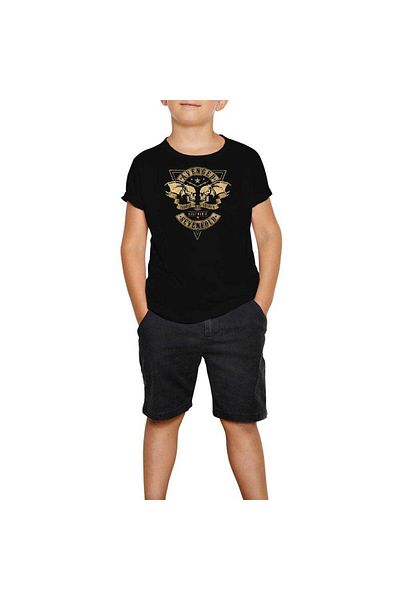Z zepplin Avenged Sevenfold Orange County Black Kids T-Shirt