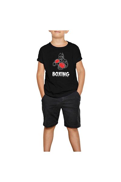 Z zepplin Детска тениска Pitbull Boxing Black