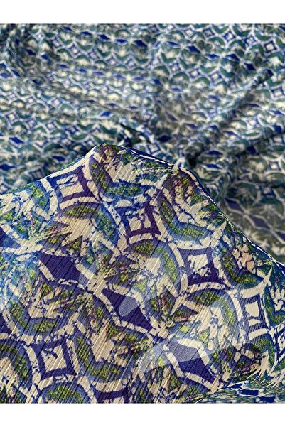 BURSA KUMAŞTAN En150 X100 Desenli Yoryo Şifon Kumaş Dökümlü Yumuşak