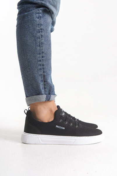 Riccon Wymdeyr Men's Sneakers 0012217 Black and White