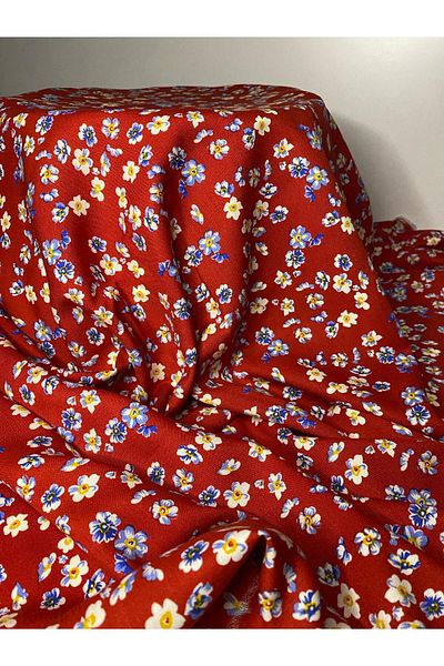 BURSA KUMAŞTAN Colorful Cotton Viscose Dress Combination: Skort, Etmek, Blazer, Regalek
