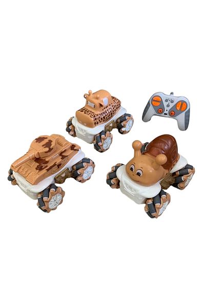 STEM 1:36 2.8G Anti-frequency Nine Pass Light Stunt Car Beige Color - 1PC Style May Vary