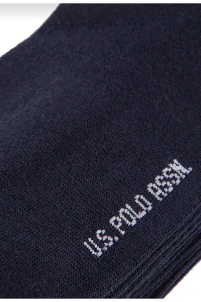 U.S. Polo Assn. 5’li Paket Çorap Patik Lacivert - Regular Fit - Şık Ve Rahat Tasarım Erkek/kadın