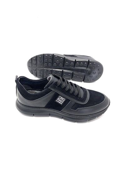 UMUT AYAKKABI Genuine Leather Orthopedic Large Size Men's Shoes
