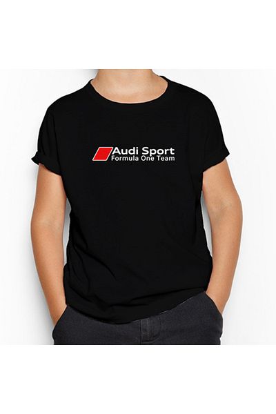 Z zepplin Детска тениска F1 Audi Formula One Black