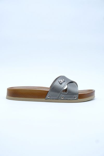 Babetty Παντόφλες Ορθοπεδικής Σόλας Flat Heel Cross