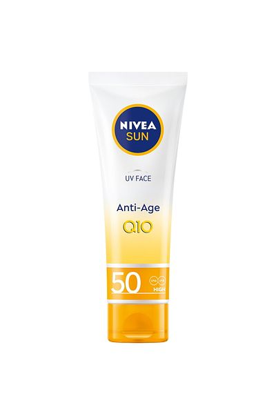 NIVEA Sun Face Cream UV Anti-Age Sunscreen SPF50 Tube 50 ml
