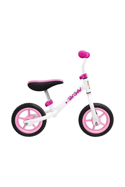 Homio Balance bike for children, age 2-4 years, metal frame, anti-crush handles, pink