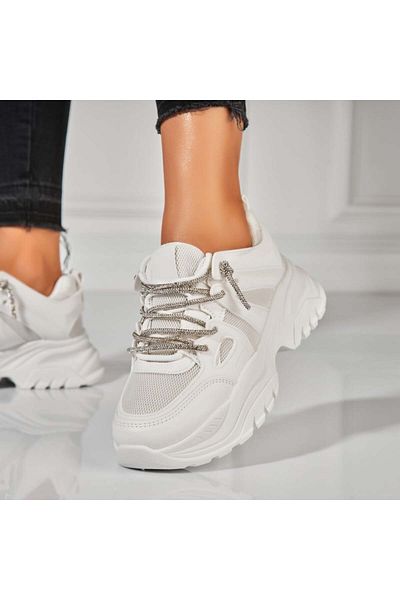 Joana Adidasi Dama Albi din Piele Ecologica Sally
