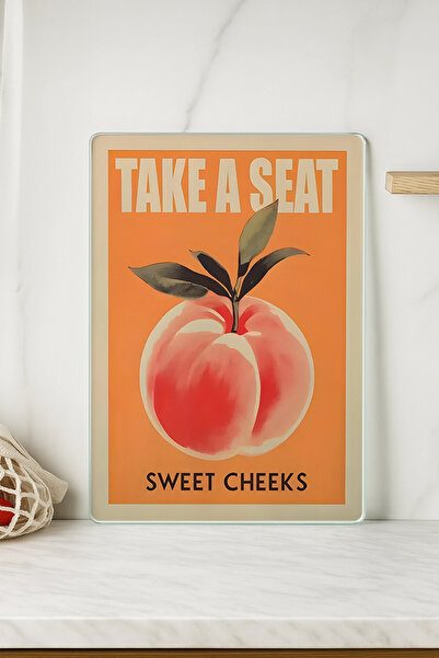 huhuli Glass Cutting Board 20X30 cm |   Tempered Glass |   Hygienic and Durab...