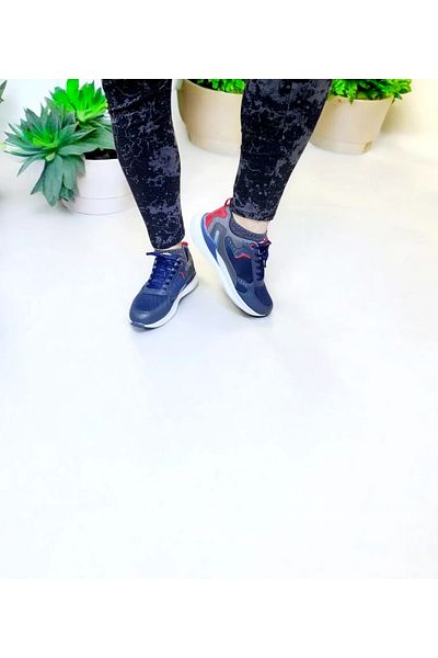 Sonimix Soft Sole Lace-Up Sneaker Sports Walking Shoes