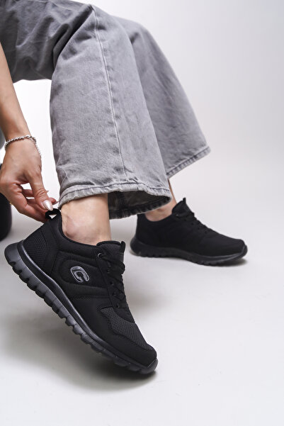 Riccon Evelriara Kadın Sneaker 0012602 Siyah Siyah