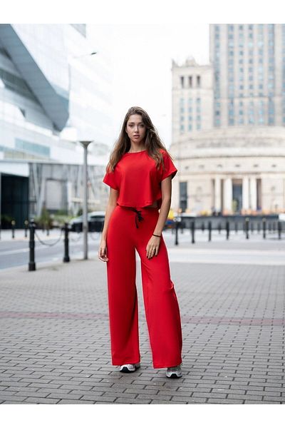 Joana Red Emery Top