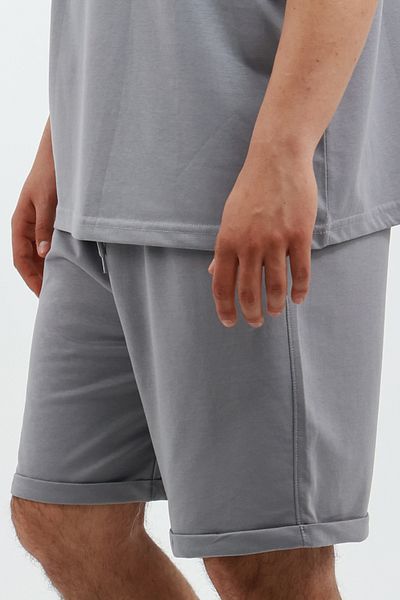 OXVİN Ανδρικό REGULAR Lycra Πτυσσόμενο πόδι, χτενισμένο βαμβακερό σορτς με τσέπες