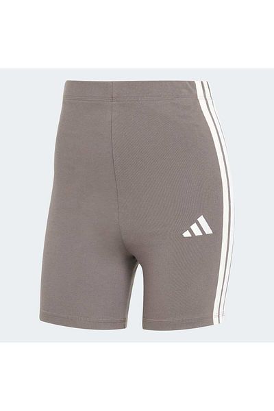 adidas Pantaloni scurți pentru ciclism cu talie înaltă Essentials cu 3 dungi