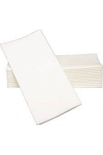 Kraft 33 X 33 Cm 2 straturi 100 bucăți Hârtie albă pliabilă pentru chelner