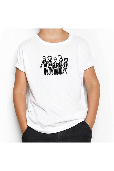 Z zepplin Tricou pentru copii Misfits Lightning White