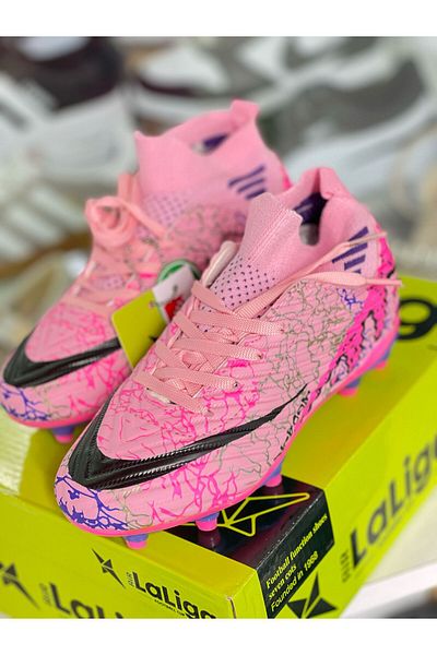 LALİGA Laliga Altunok Kids Turf Football Boots Pink Purple