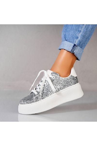 Joana Adida i dam Glitter Argintiu Aster