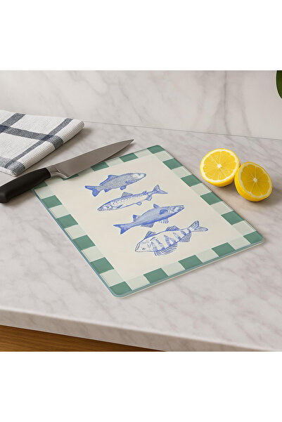 huhuli لوح تقطيع زجاجي 20x30 سم |   الزجاج المقسى |   أدوات المطبخ صحية ودائمة