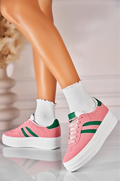 Joana Γυναικεία Adidas Eco Leather Ροζ Ινδία