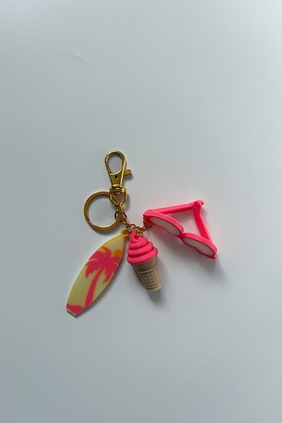 sin istanbul Summer Gold Chain Keychain, Bag Ornament