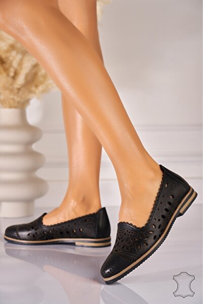 Joana Balerini Dam Piele Naturala Negru Giulia